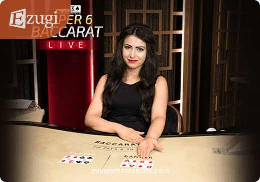 Hình ảnh Baccarat Super 6 tại moneymaniaslots